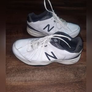 New Balance Men's White and Grey 409 Athletic Shoes